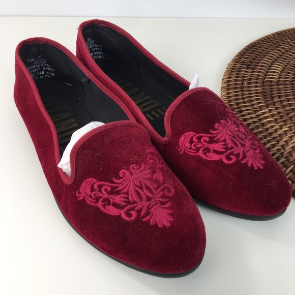embroidered loafers womens